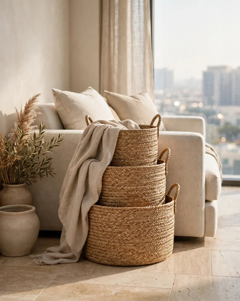 Nest & Store Seagrass Woven Storage Basket Set - Natural Handmade Baskets - Photo 2