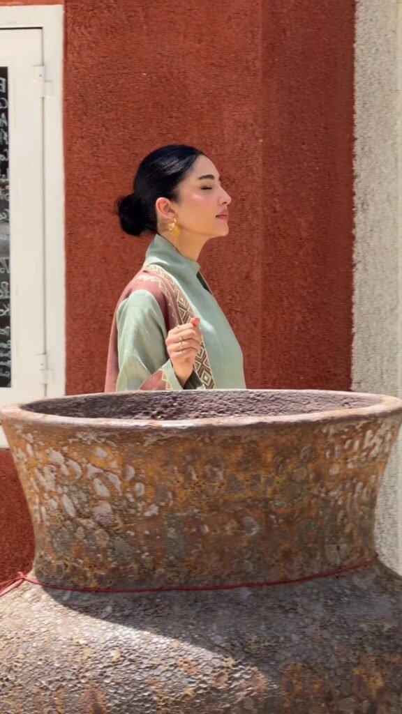 Sage Green and Earthy Maroon Layered Abaya Set – Available in Sage & Maroon - Photo 5