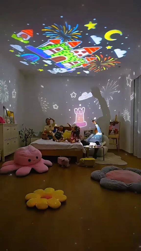 Galaxy Star Projector Night Light | Ocean & Mermaid Theme Ceiling Projector Lamp for Bedroom, Kids Room & Party Décor - Photo 4