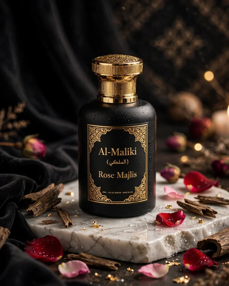 Al-Maliki Artisanal Fragrance Collection – Available in Rose Majlis, Oud Al Maliki Gold & Amber Sultan